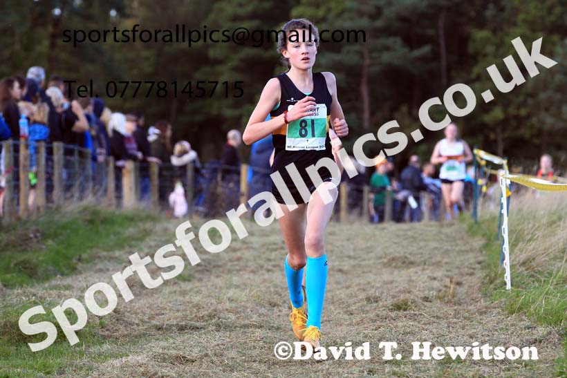 Girls under-15s 2023 Start Fitness NEHL, Druridge Bay Country Park, Northumberland.  Photo: David T. Hewitson/Sports for All Pics